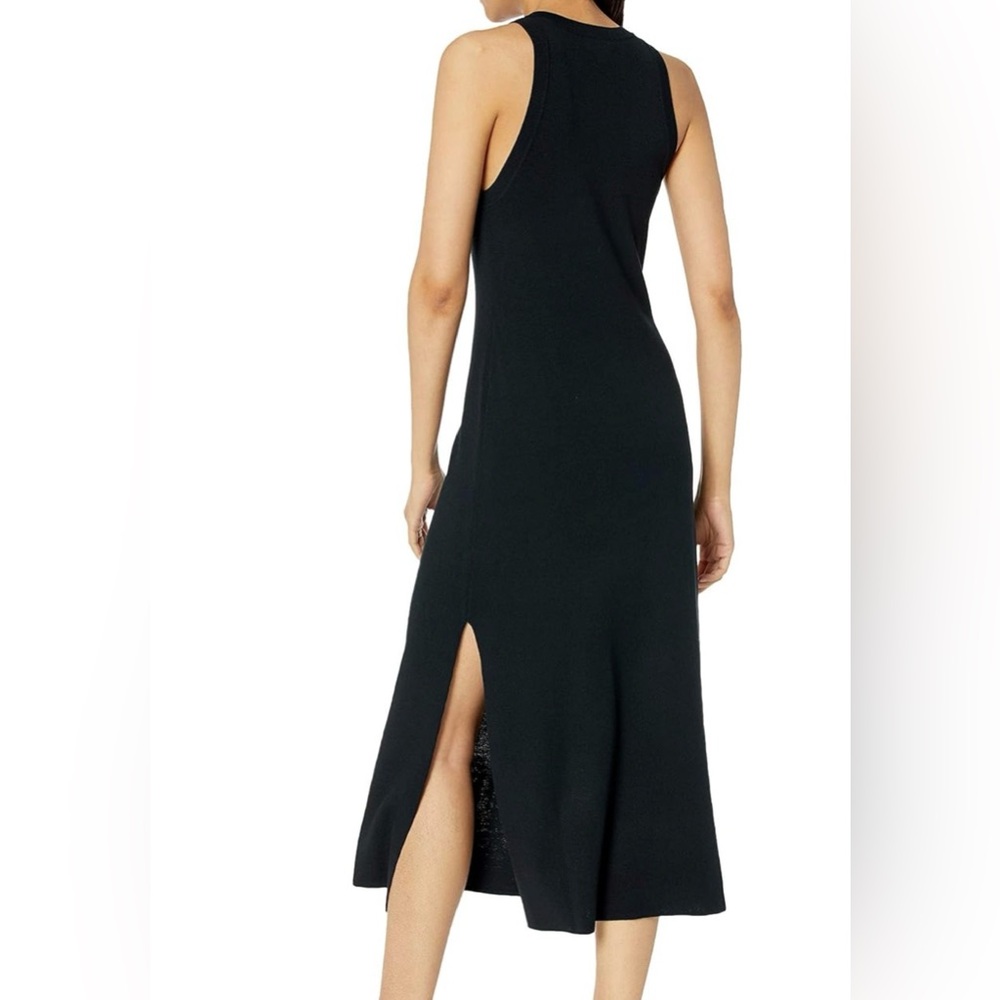 🖤 Staples by The Drop Black Midi Tank Dress – XS – Viscose/Nylon Blend - Picture 2 of 9